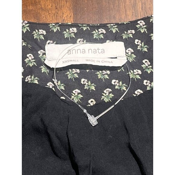 anna nata Kelsey Top in Washed Black XXSmall As-Is Womens Sleeveless Blouse - Picture 7 of 8